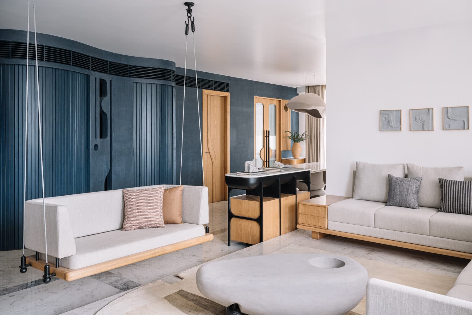 Veeram Shah blends disparate styles to form a unique narrative in his latest residential project ‘The Mosaic House’ — interior design by Design Ni Dukaan in Mumbai, Maharashtra