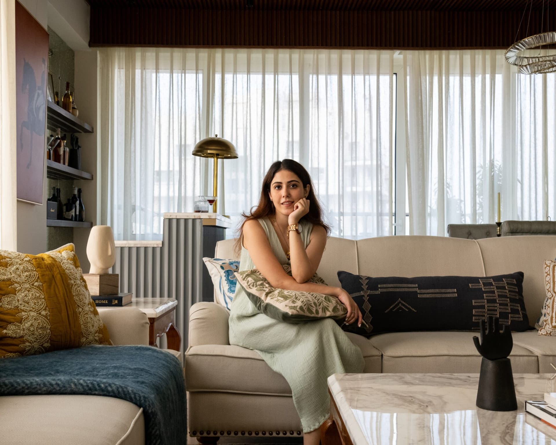 Kissa Zehra designs this cozy 2,000 Sq ft Home in Gurugram, infused with Timeless Character & Intimacy — interior design by The Space Tales in Gurugram
