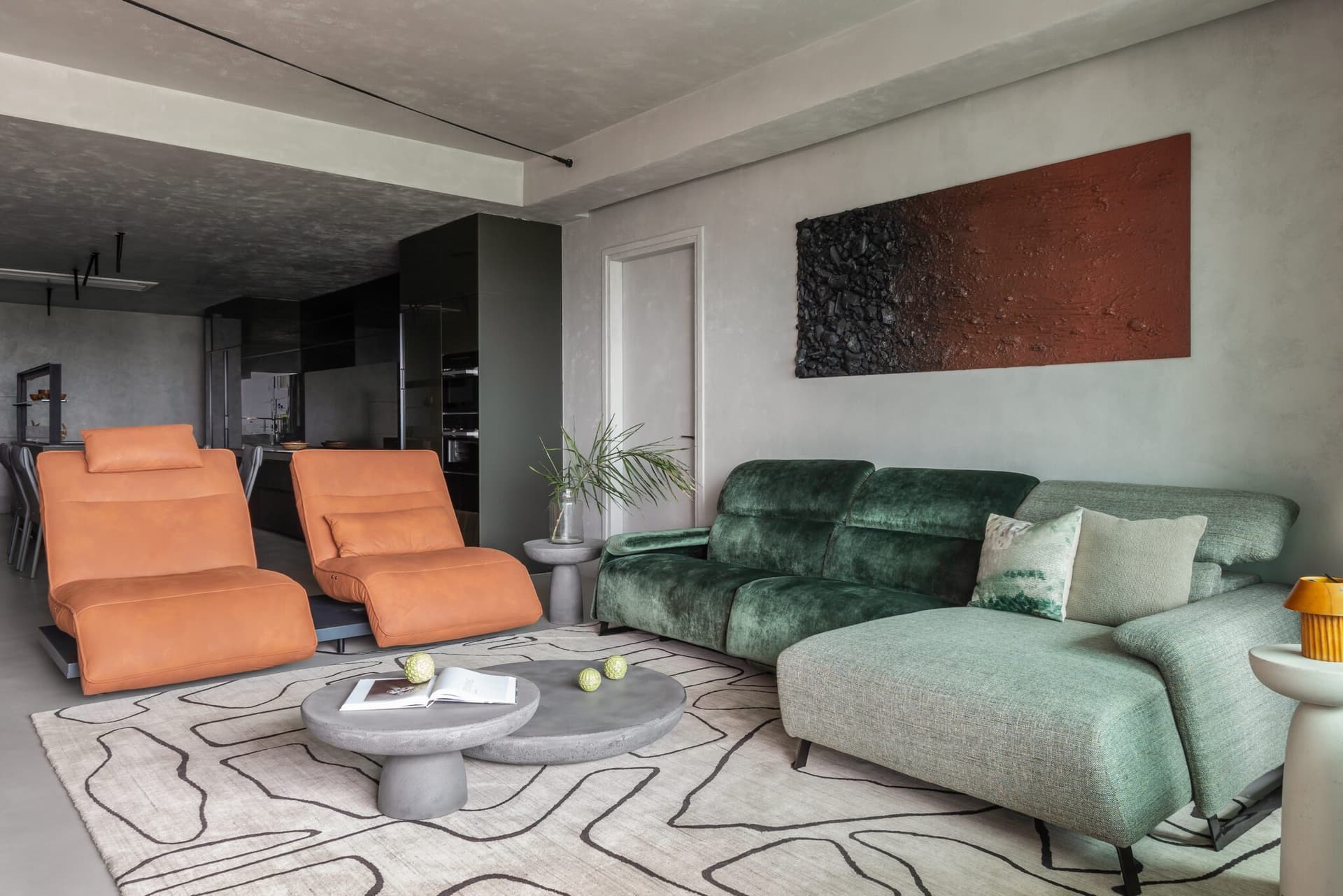 Concrete Canvas: A Minimalist Masterpiece by VAL Atelier — interior design by Val Atelier in Hyderabad, India