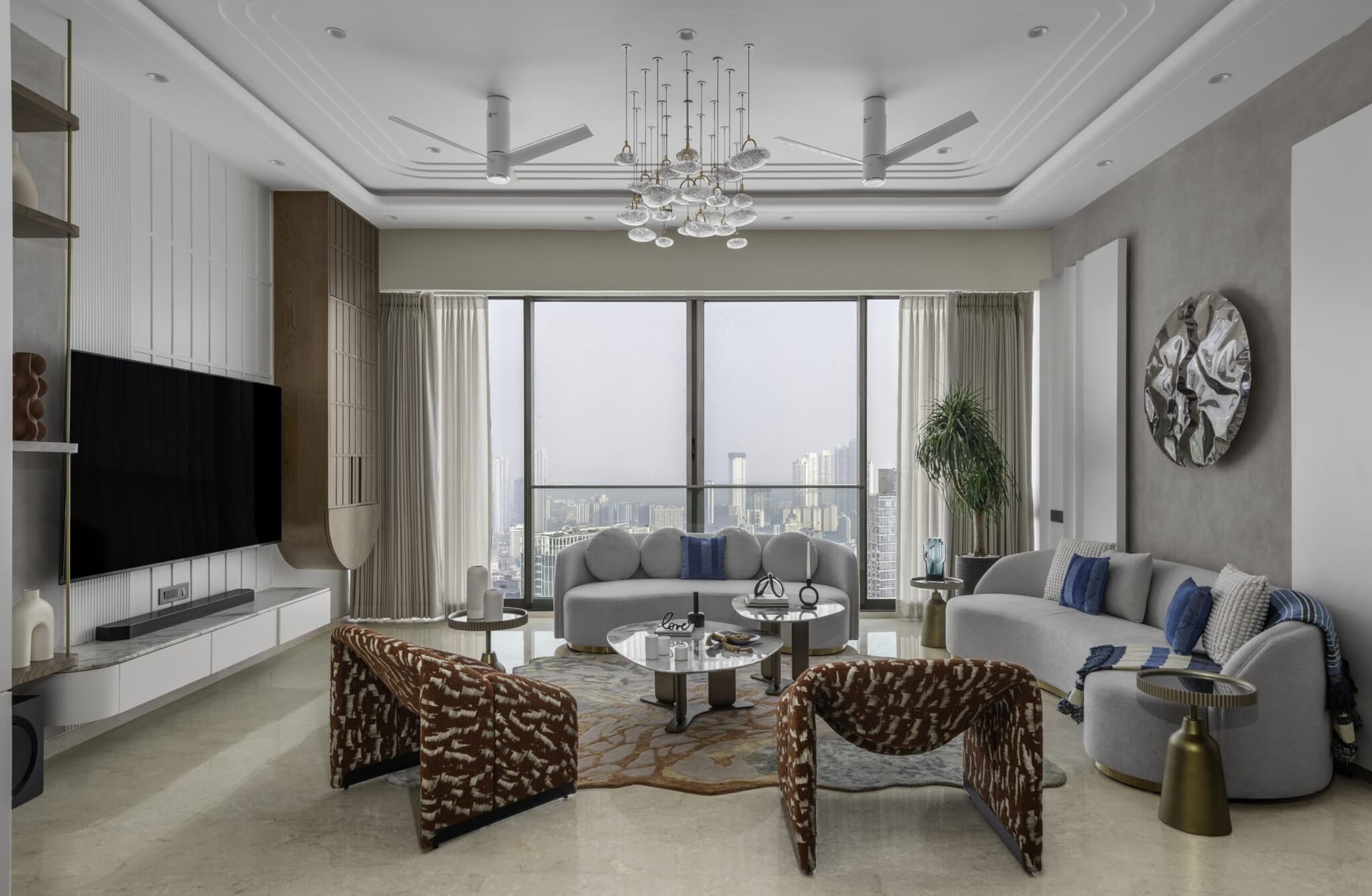 The Sky, The Sea and a Touch of Mumbai’s Quiet Quirks — interior design by featured studio in India