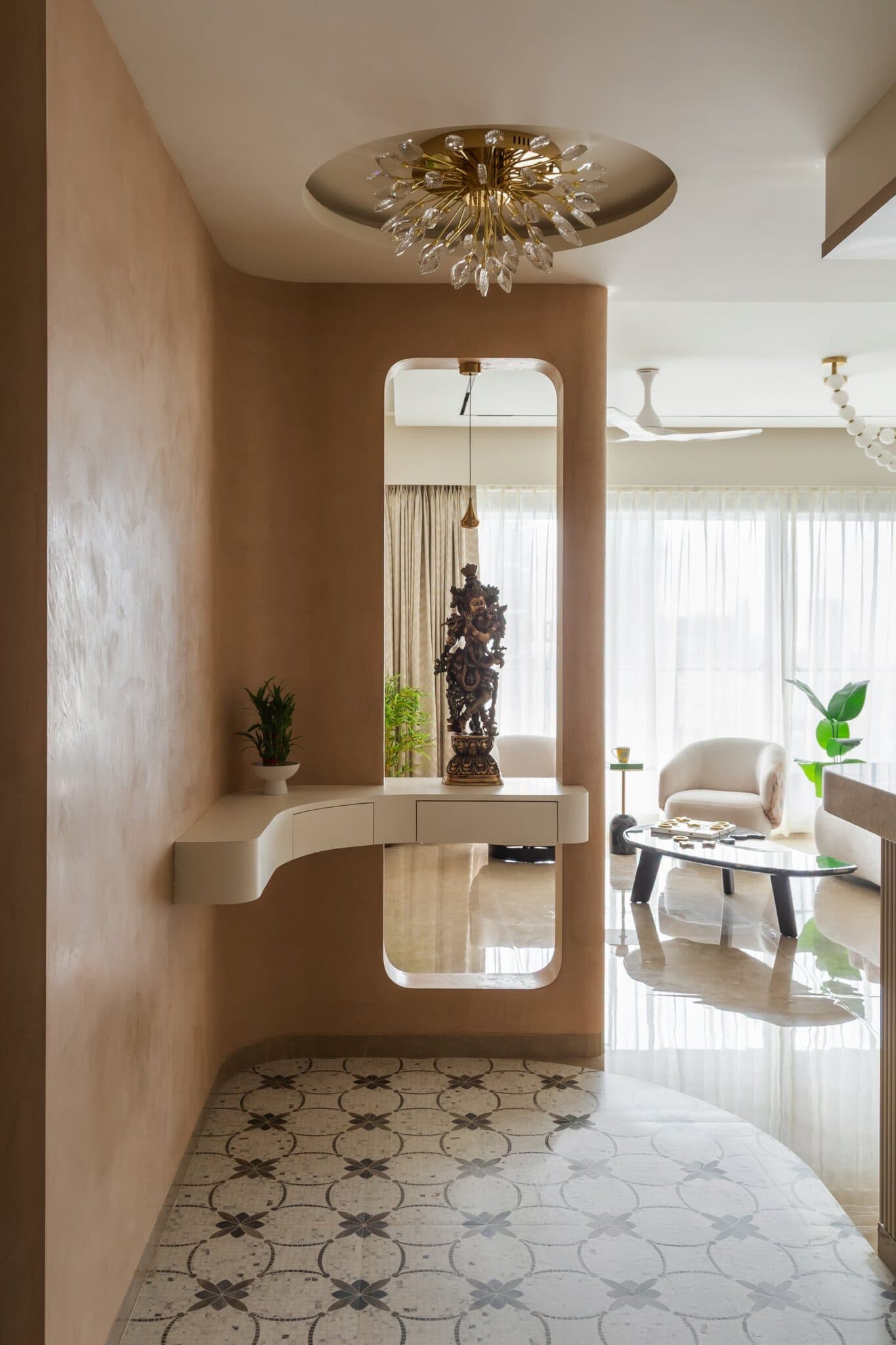 Muted Hearth: A Navi Mumbai Apartment Where Restraint Makes Room for Warmth