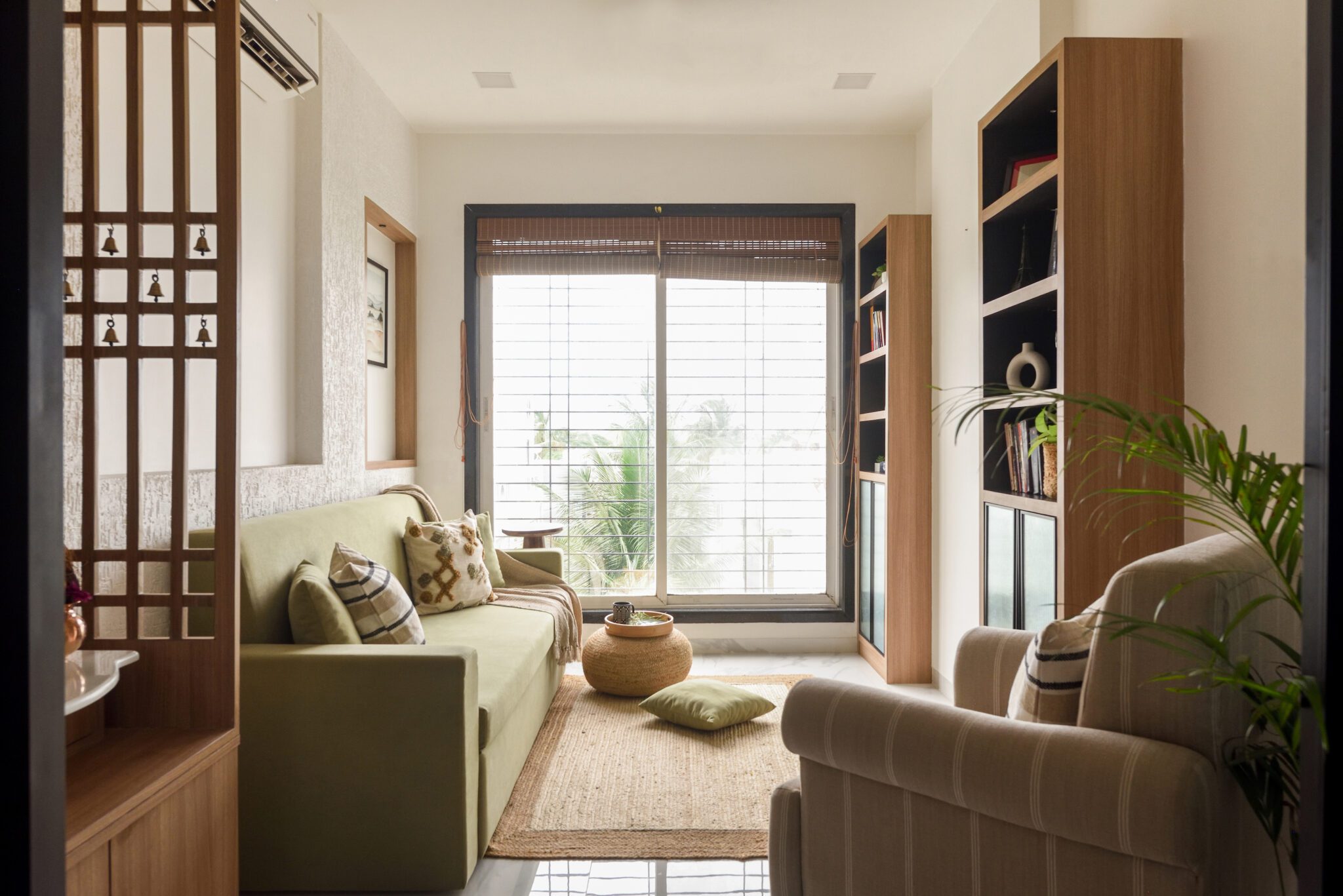 Apartment on the Fourth: A Serene Japandi-Inspired Retreat in Palghar, Maharashtra By D+U Architects — interior design by D+U Architects in Palghar, Maharashtra