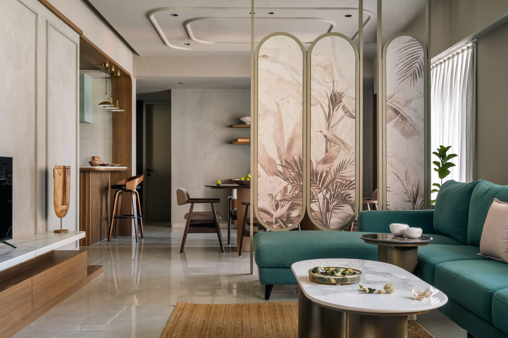 G Nest by Mauvegrid : A Serene Balance of Modern Minimalism and Warmth — interior design by Mauvegrid in Ahmedabad, Gujarat