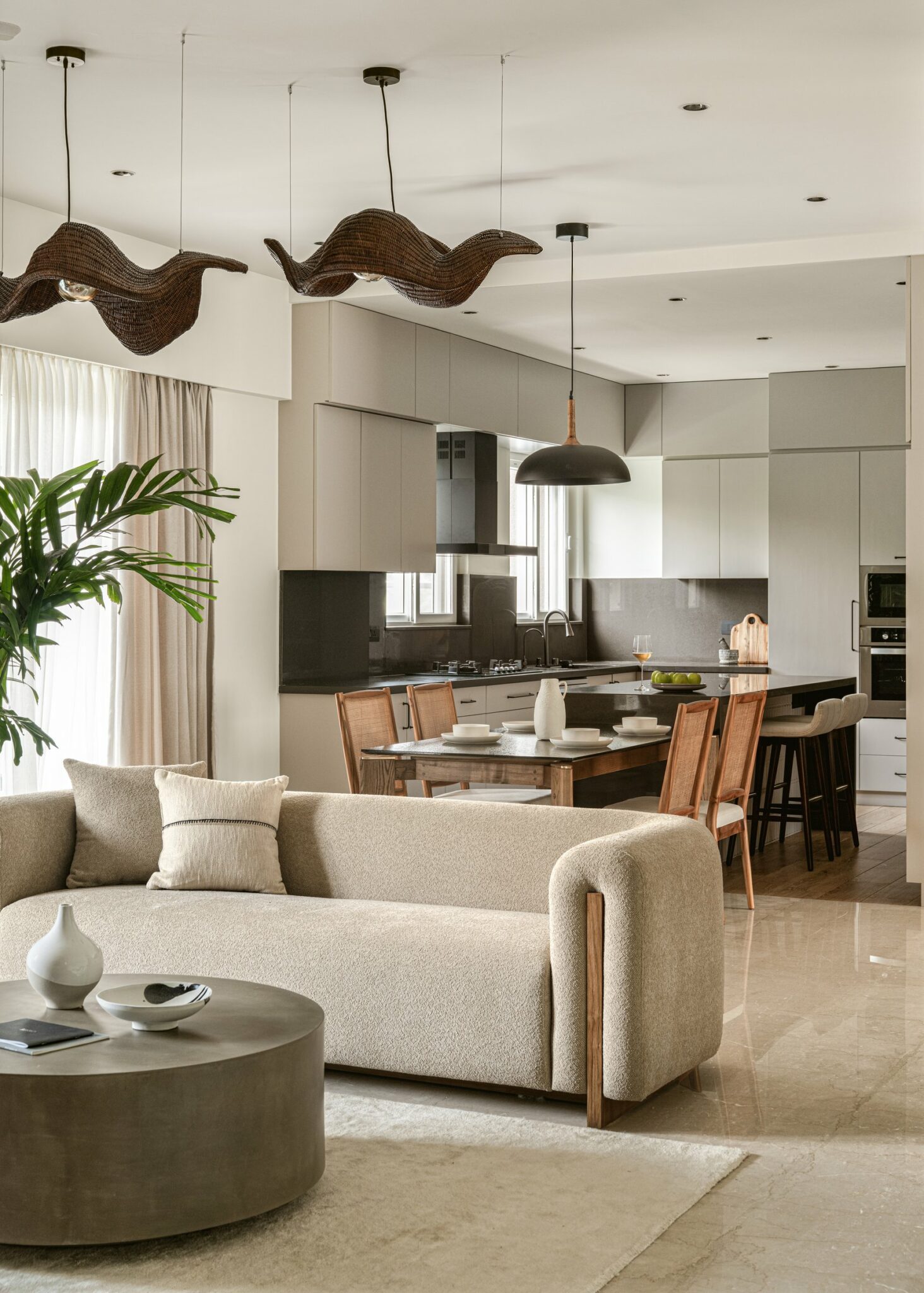 Amber: A Bangalore Apartment That Speaks in Textures, Not Trends — Salmon Pink Studio, Artizane Forest Breeze, Bangalore, Karnataka