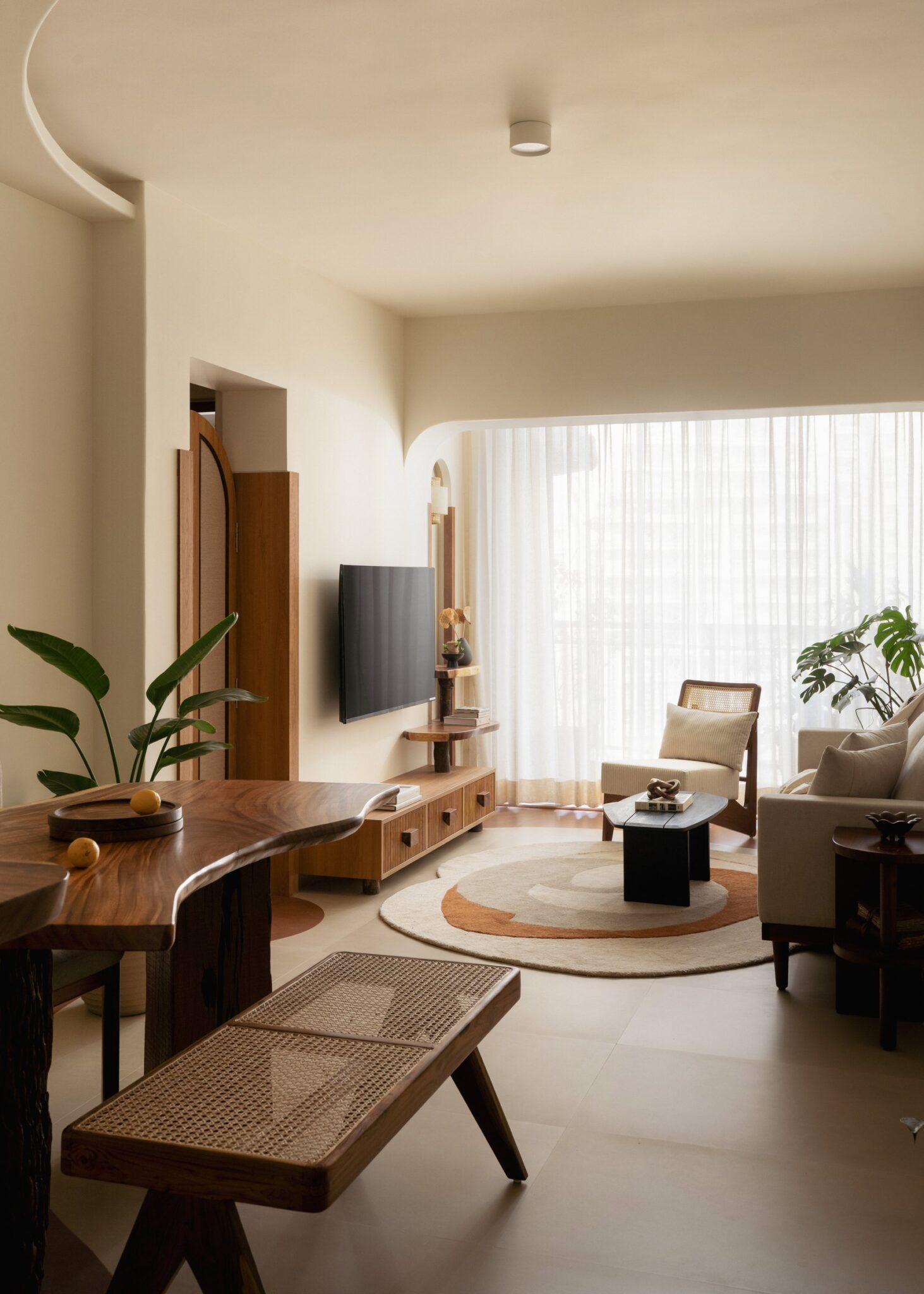 Terracotta Tales: A Powai Apartment That Lets the Earth Speak First — interior design by VE Design Studio in Powai, Mumbai