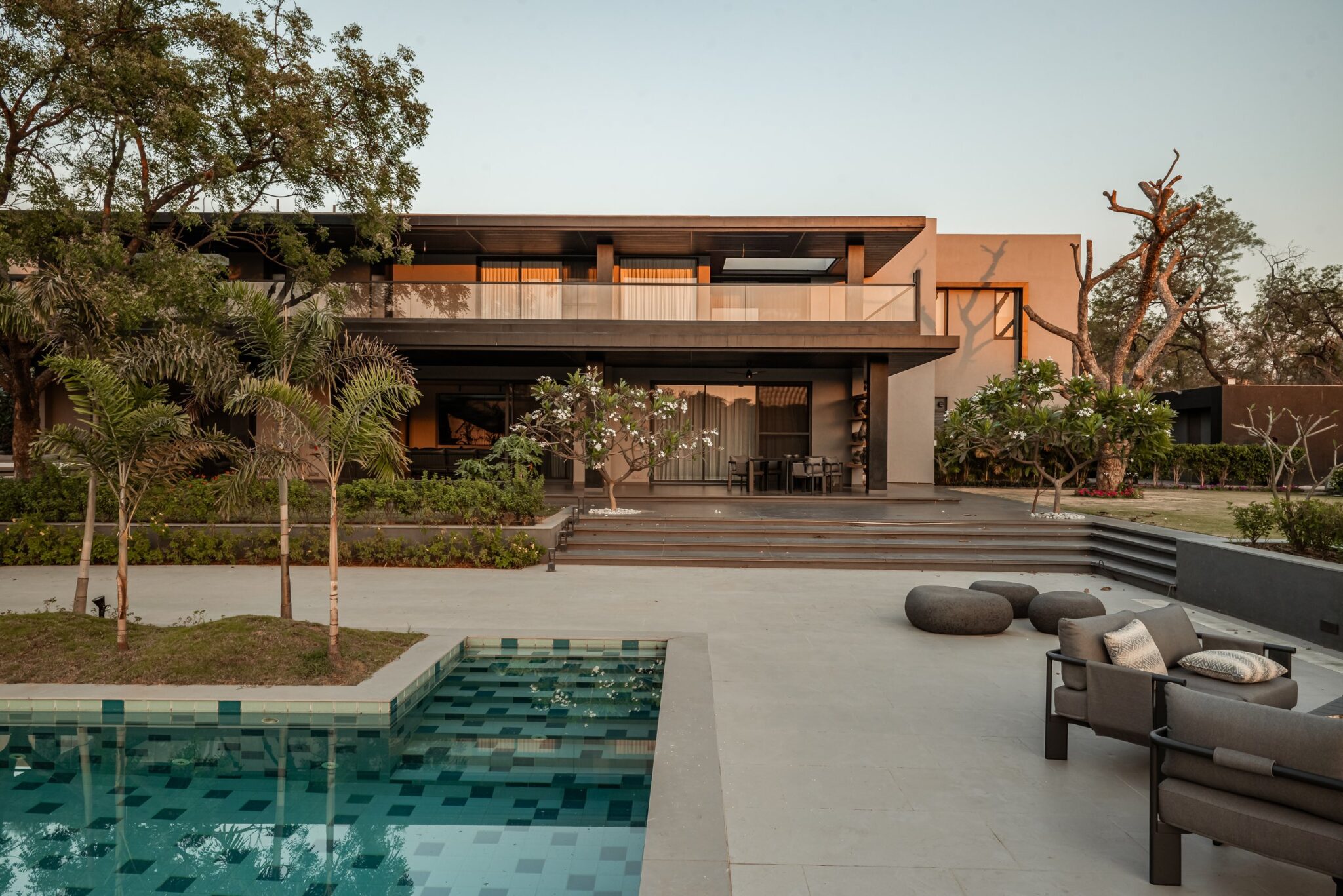 Shashvat Villa: A Vadodara Residence Where Stillness Becomes the Architecture — interior design by The Crossboundaries in Vadodara, Gujarat, India