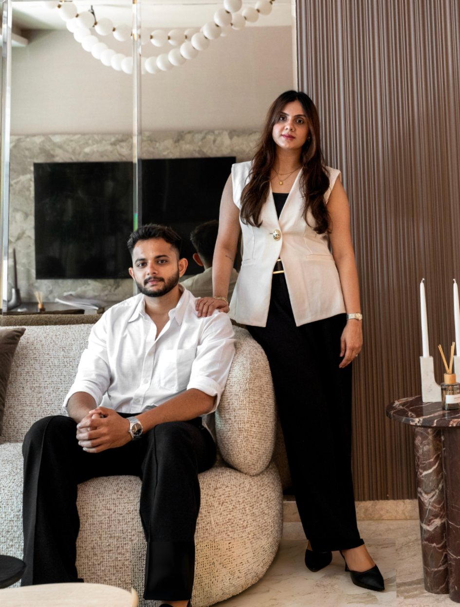 Vini Thakker and Jash Shah of Enforma Designs, principal designers of Park West