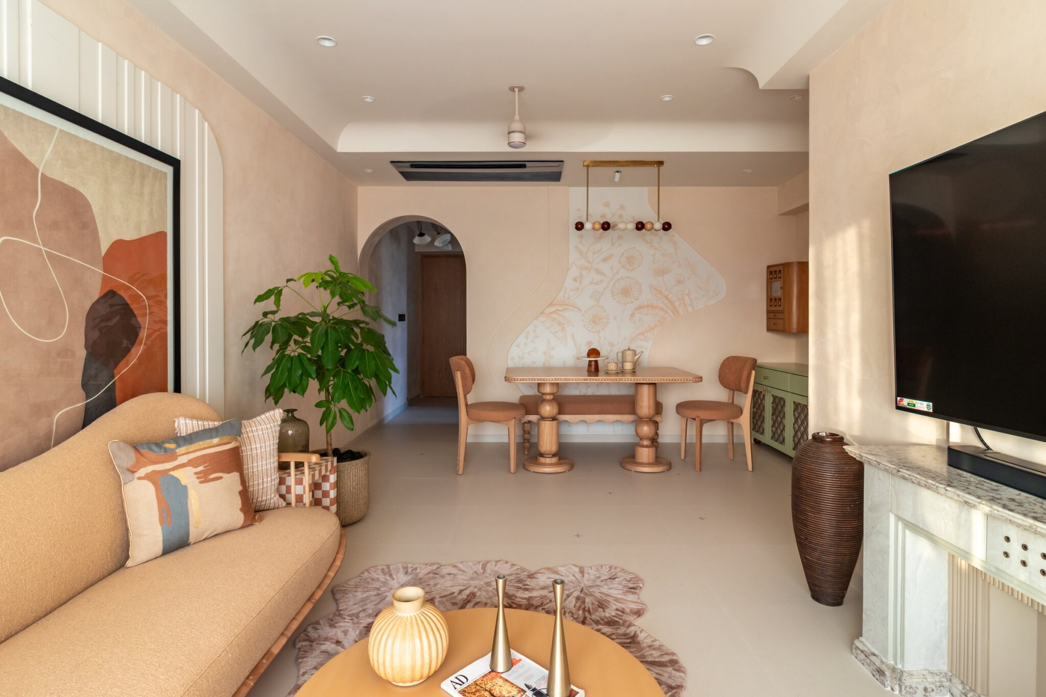 Somara: A Mumbai Apartment Where Warmth Shapes the Design Language — Alchemy Collective, Kandivali, Mumbai