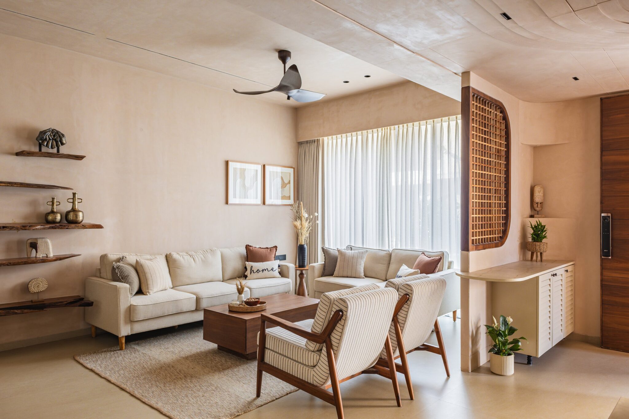 Sukoon: A Vadodara Home Where Japandi Finds Its Indian Register — Shape My Space, Vadodara, Gujarat