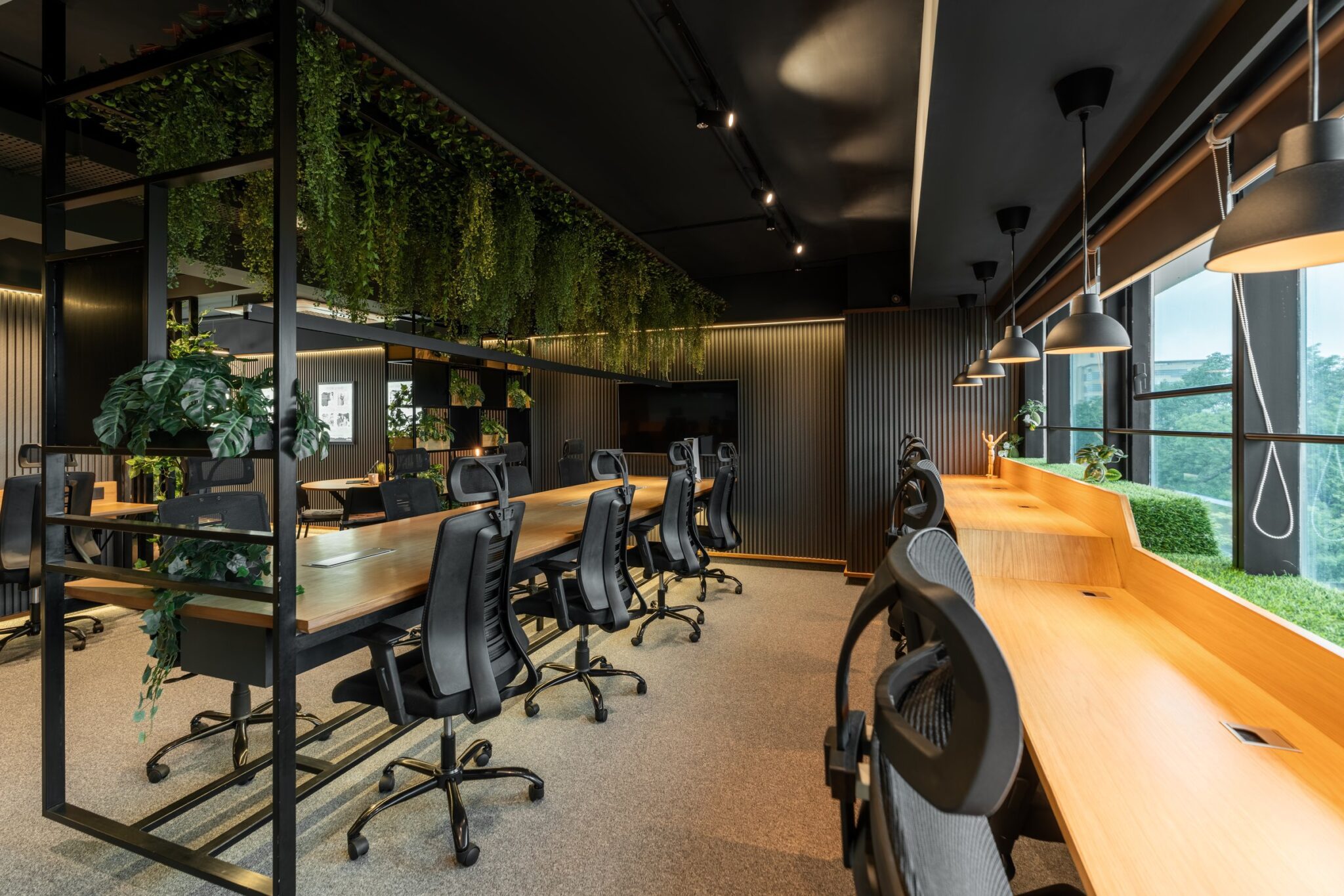 Sedani Digital: A Workspace That Trades Brightness for Depth — Shades and Shapes Studio, Ahmedabad
