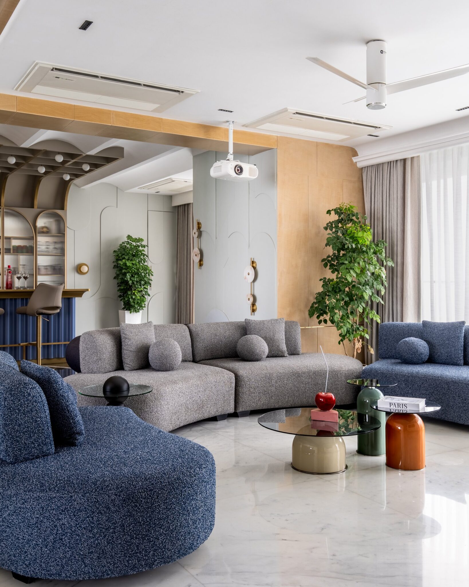 Abode 32: A Softer Art Deco for a Family on Palm Beach Road, Ridhima Shetty Design Studio, One Akshar, Palm Beach Road, Navi Mumbai