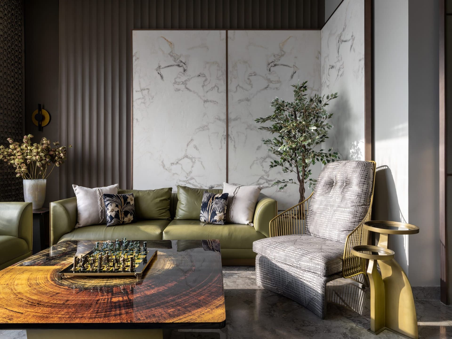 Interior Stylist Shreya Budhiraja and Architect & Interior Designer Navneet Bawa synergise to weave a fresh narrative of opulence and grandeur in an uber-luxury Delhi home — interior design by Shreya Budhiraja in Delhi