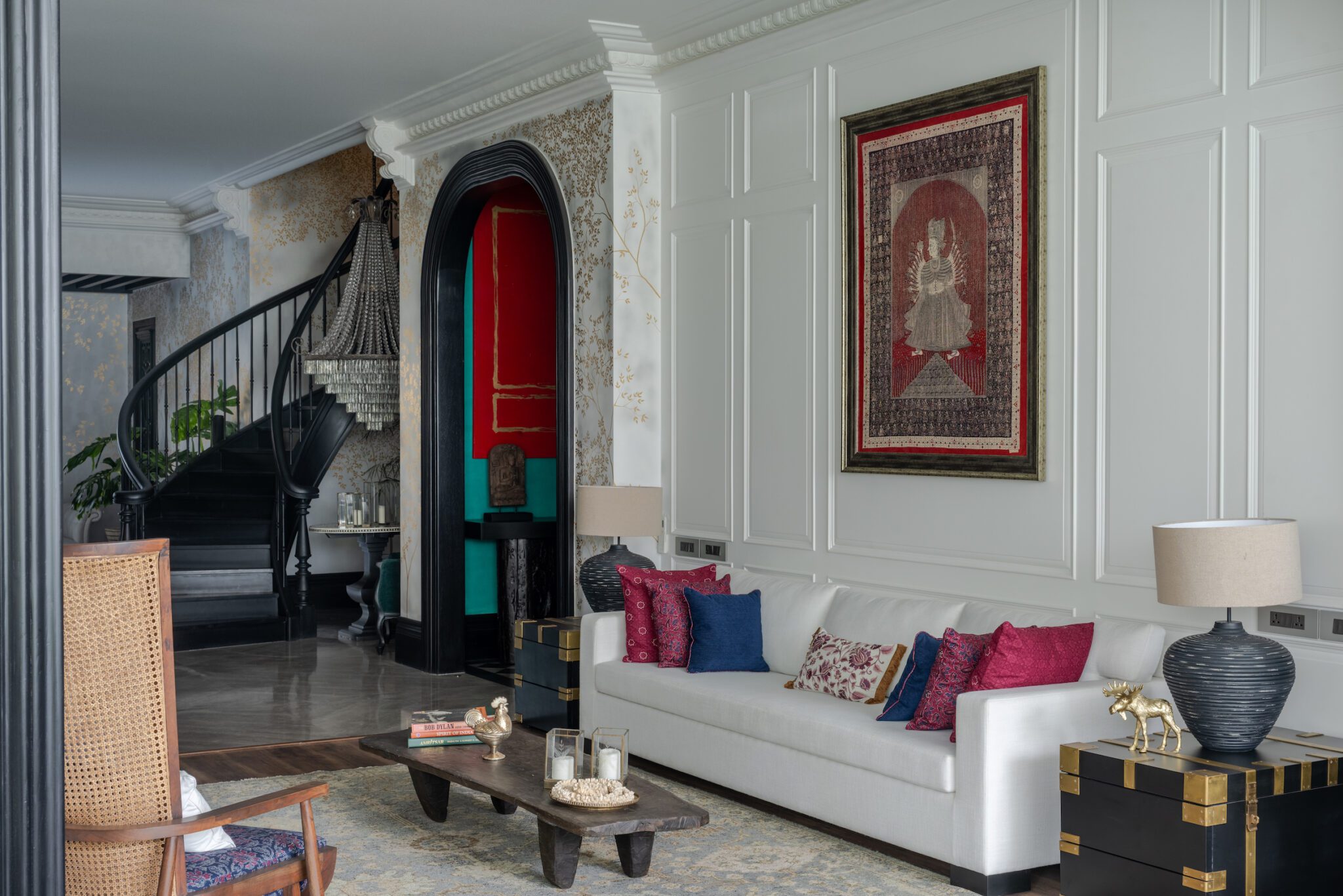 A Tryst with Art, Heritage, and Modernity: Shabnam Gupta Unlocks a New-Age Maximal Narrative in a Coruscating Mumbai Duplex — , Mumbai