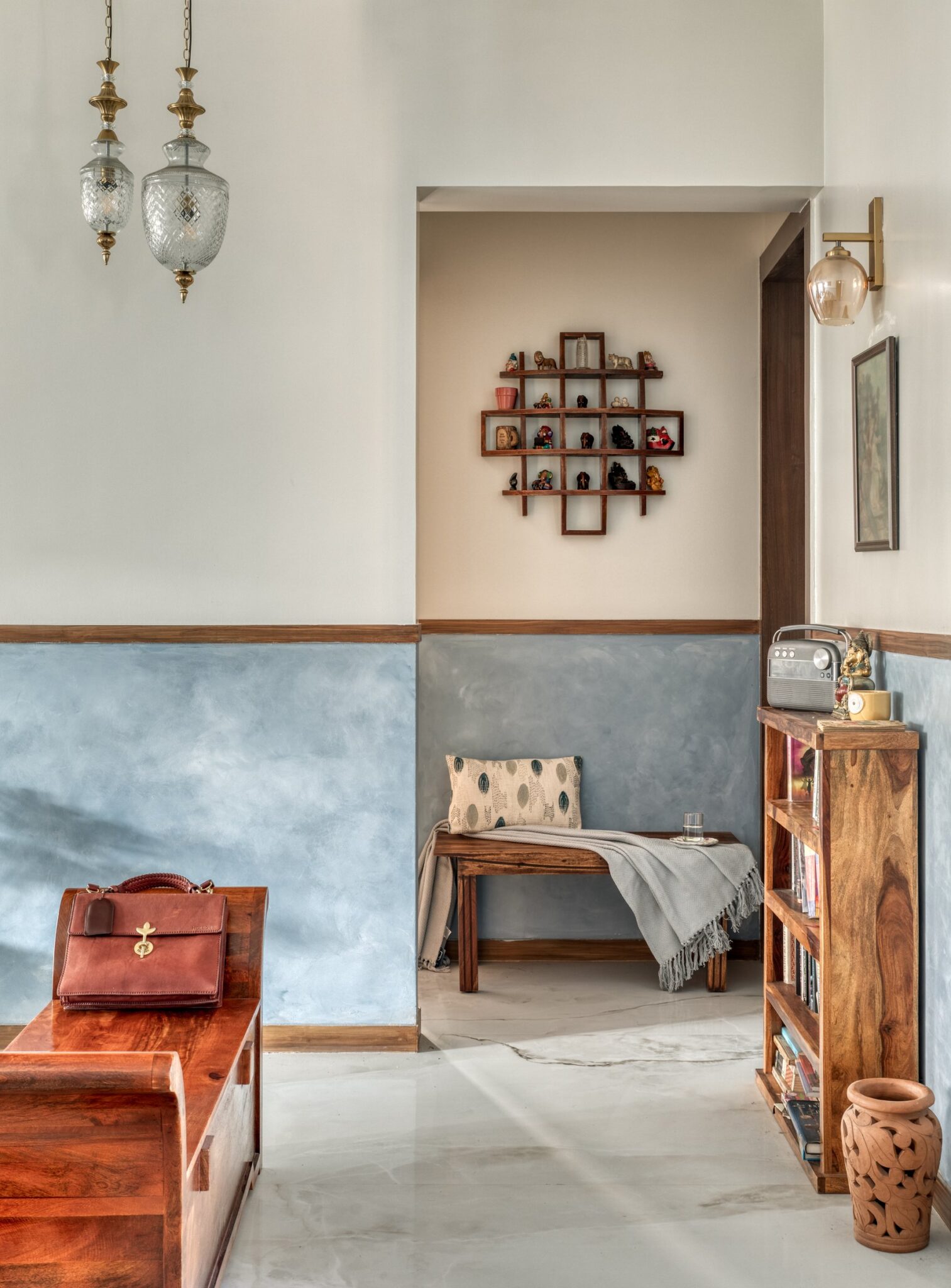 Unnati: A Pune Home Where Craft, Colour, and Classical Music Share the Same Room — StudiO_BiDi, Pune, Maharashtra