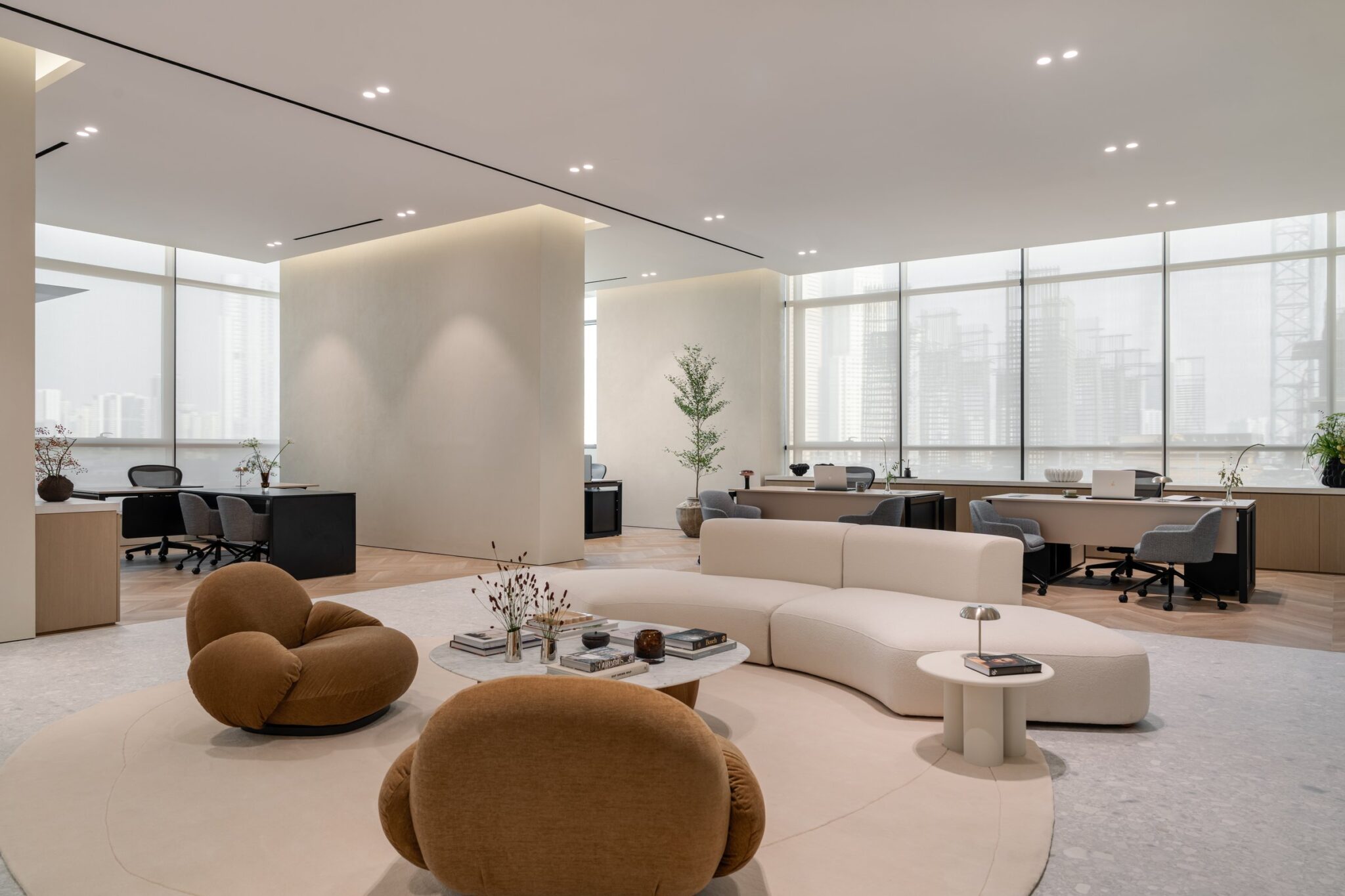 Al Thuriah Group Sales Office: Where Corporate Precision Learns the Language of Hospitality — AHI Interiors,