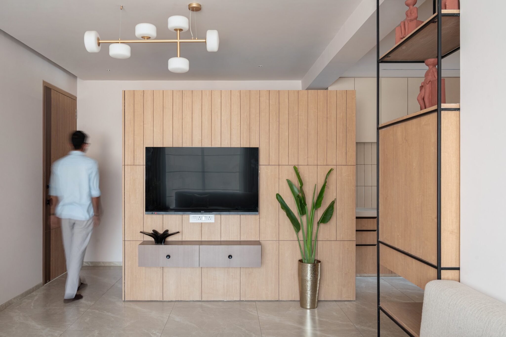 Neutral House: A Compact Surat Apartment Where Restraint Becomes the Subject — Studio Oculus, Pal, Surat