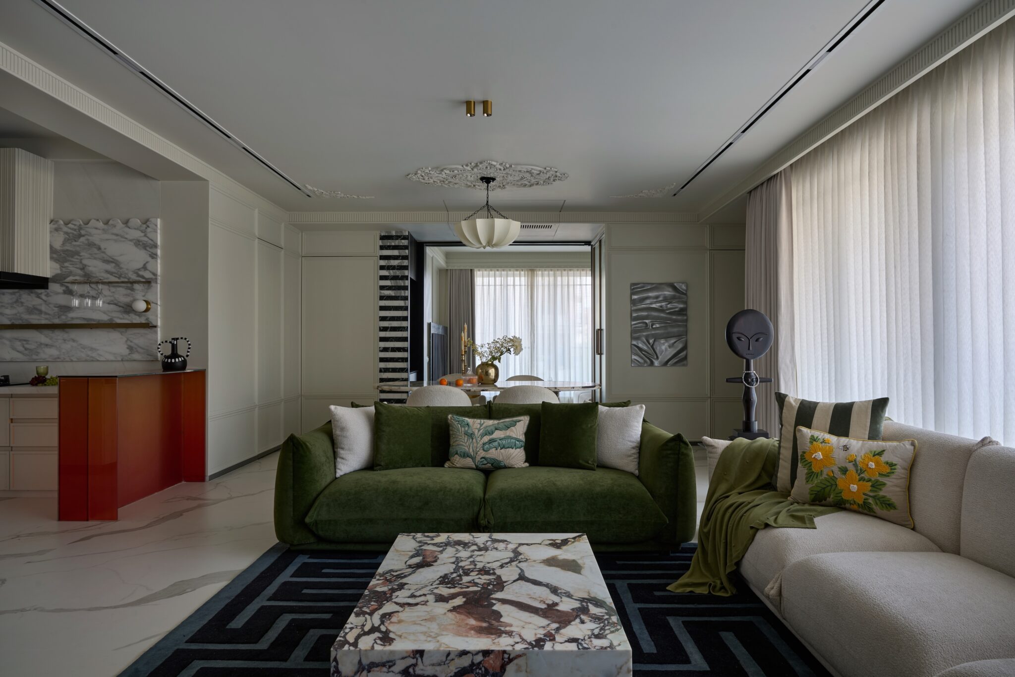 House of Celeste: A Surat Residence Where Classical Detailing Meets Contemporary Calm — Aro Design, Surat