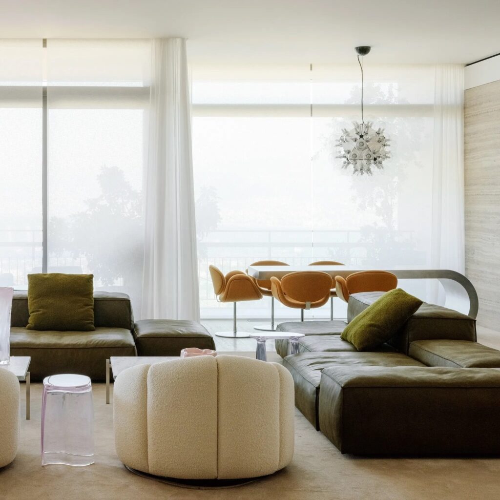 A Beirut Retreat Where Olive Green Settles Into the Horizon — featured studio, India
