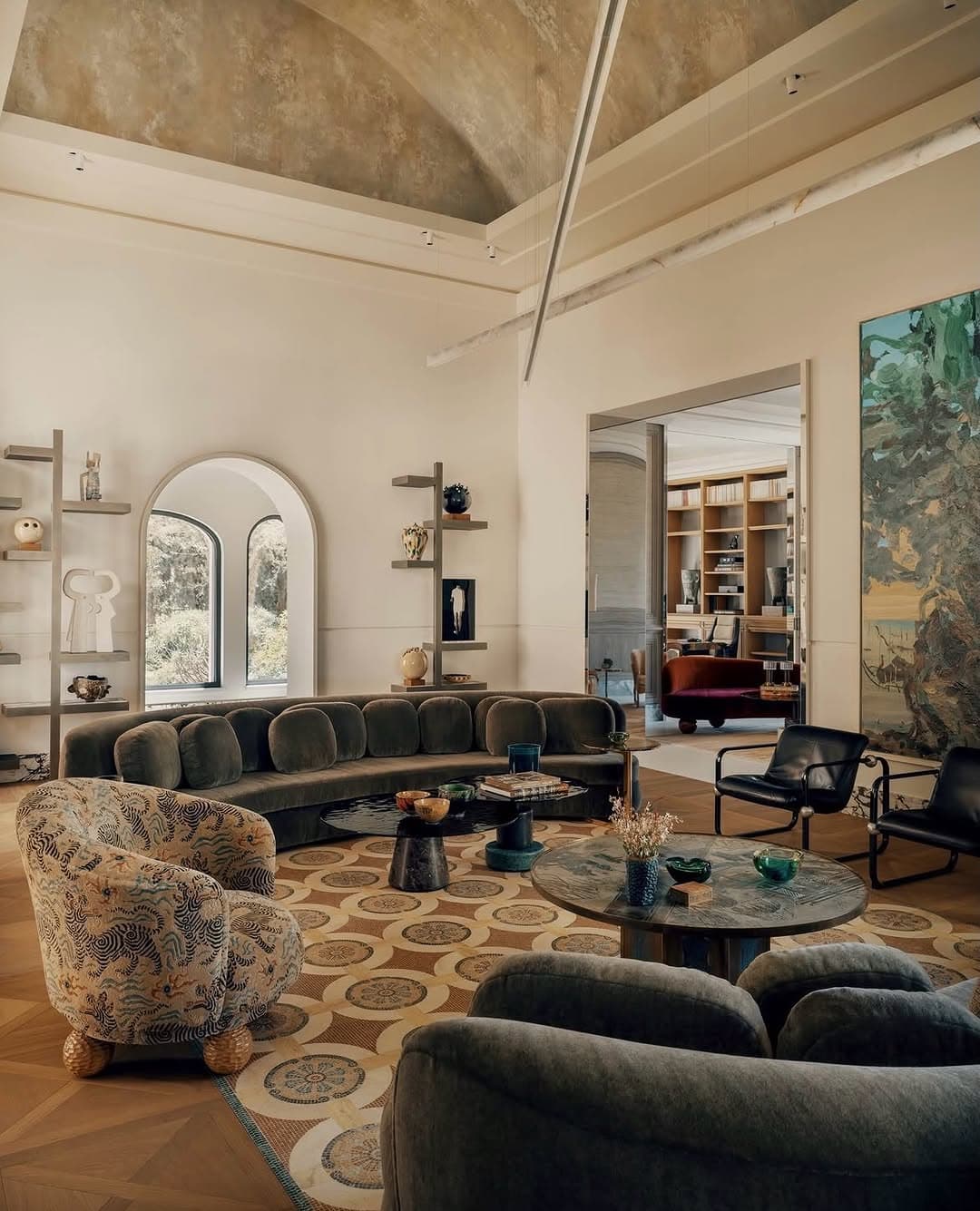Designed by @tristanauer in Amman, Jordan, this renovation reinterprets classical architectural language through a disti…